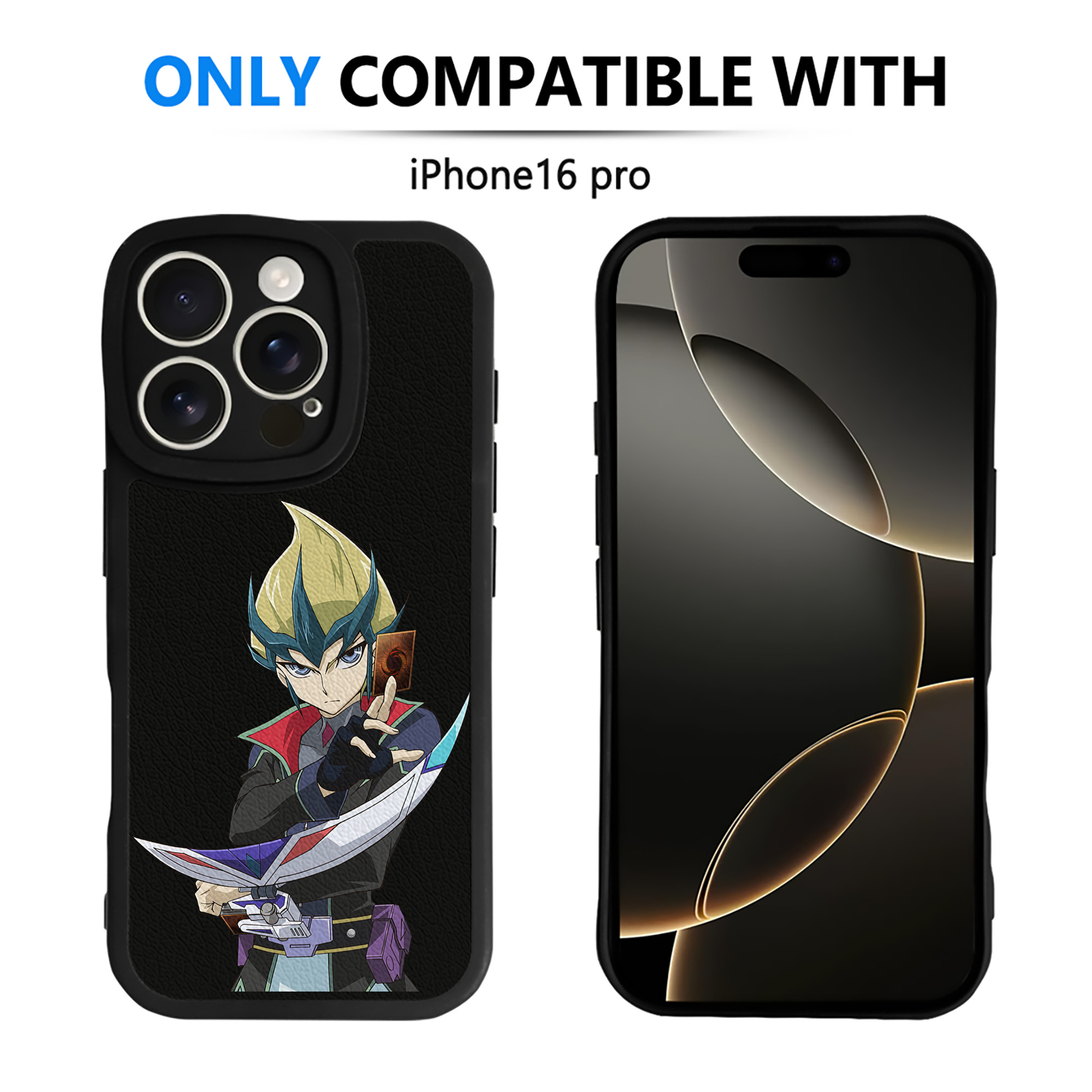 遊☆戯☆王 Yu-Gi-Oh! 【iPhone 16シリーズ対応】シリコンスマホケース（レザー調） 材質：シリコン